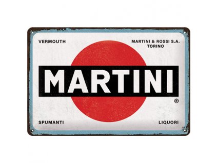 Plechová Ceduľa Martini Logo