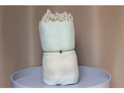 Bavlnená Deka - Diamond Mint