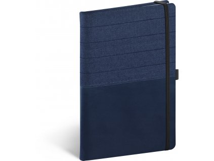 Linajkovaný Zápisník - Skiver Modrý