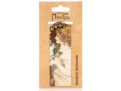 Magnetická Záložka - Alfons Mucha Feather
