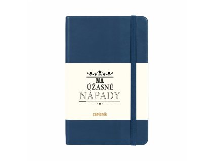 Linajkovaný Zápisník Modrý - Na Úžasné Nápady