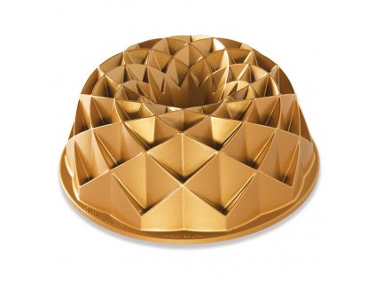 Nordic Ware Forma Na Bábovku Jubilee - Zlatá 2,4 L