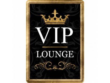 Plechová Pohľadnica VIP Lounge