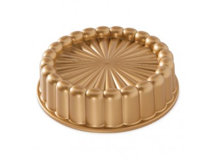 Nordic Ware Forma Na Bábovku Charlotte - Zlatá 1,4 L