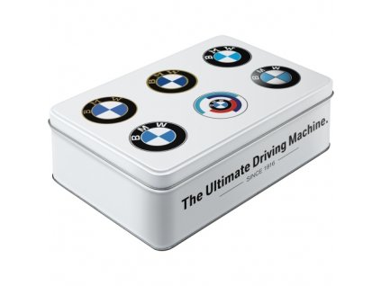 Plechová Dóza Plochá - BMW Logo Evolution