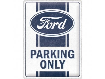 Plechová Ceduľa Ford Parking Only