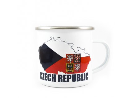 Plechový Hrnček Czech Republic