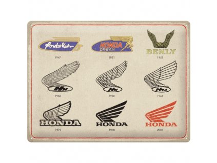 Plechová Ceduľa Honda Logo Evolution
