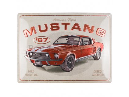 Plechová Ceduľa Ford Mustang - Metallic Edition