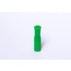 Silikónový náustok na slamku zelený