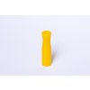 Silikónový náustok na slamku žltý