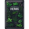 Plechová Ceduľa Homegrown Herbs