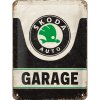 Plechová Ceduľa Škoda Garage