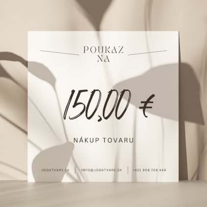 Poukaz 150€