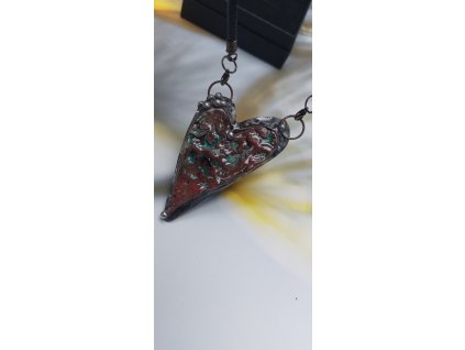 Keramický náhrdelník Srdce  Keramický náhrdelník Srdce