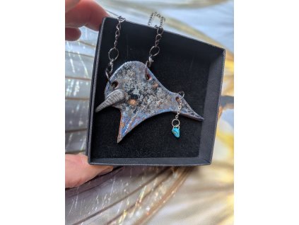 Keramický náhrdelník Býk  Keramický náhrdelník Býk