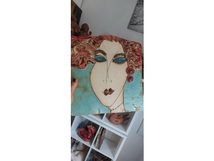 Keramická kachle Pohled  Keramická kachle Pohled