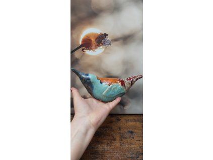 Keramický ptáček Edice Barevní  Keramický ptáček Edice Barevní