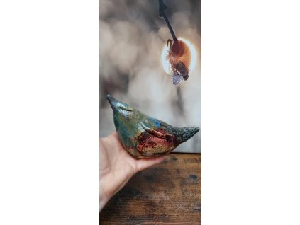 Keramický ptáček Edice Barevní  Keramický ptáček Edice Barevní