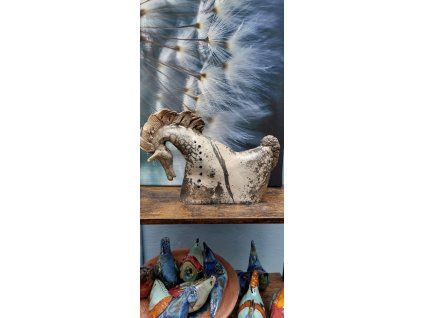 Keramický Kůň Bílý  Keramický Kůň Bílý