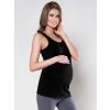 Těhotenské tílko černé