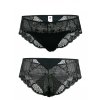 Truffles lace brief clear