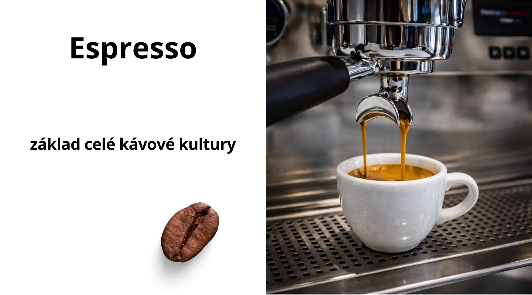 Espresso - příprava a doporučená káva