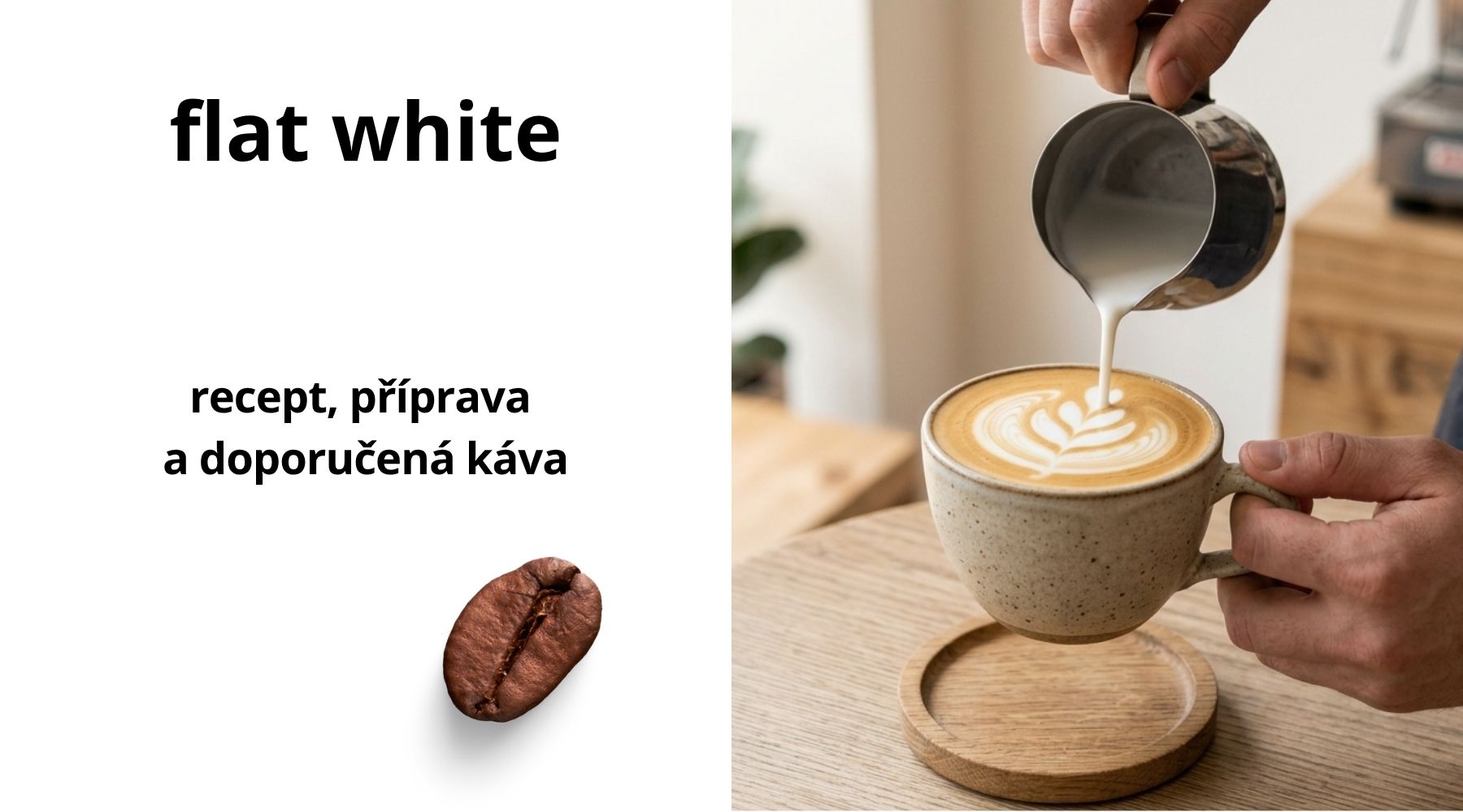 Flat white — recept, příprava a doporučená káva od Johnny Coffee