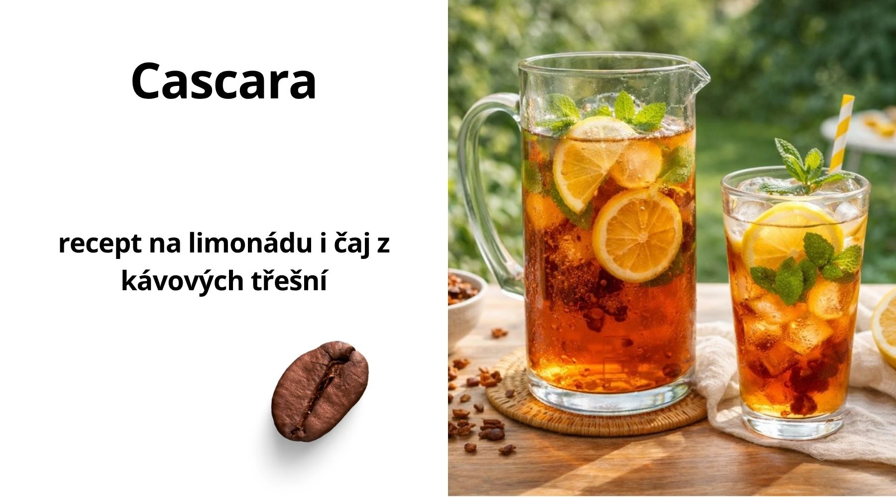 Cascara - recept na limonádu i čaj z kávových třešní