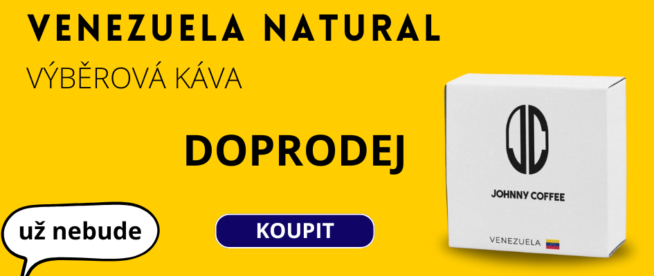 Káva z venezuely naturálně zpracovaná. Limitovaná edice ve výběrové kávě.