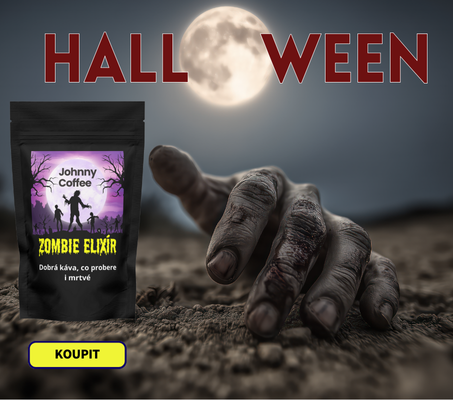 Halloween káva, co probudí i mrtvé. U jOhnny Coffee zakoupíte do 27.10.