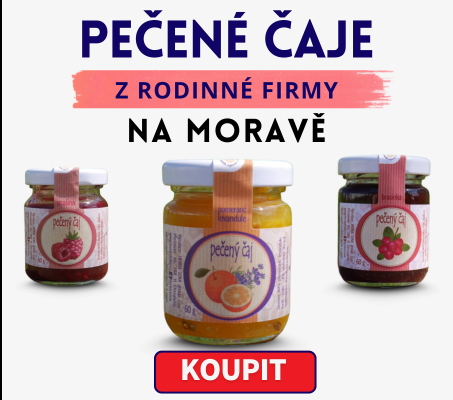 Pečené čaje z Moravských sadů a z rodinné firmy