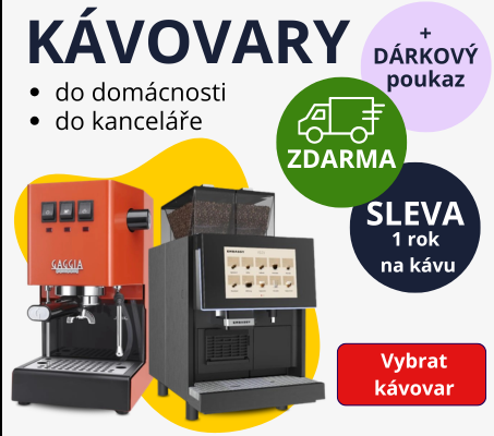 Kávovary do kanceláře a domácnosti