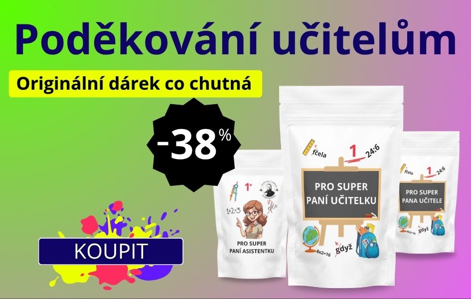 Originální dárek pro učitele co chutná