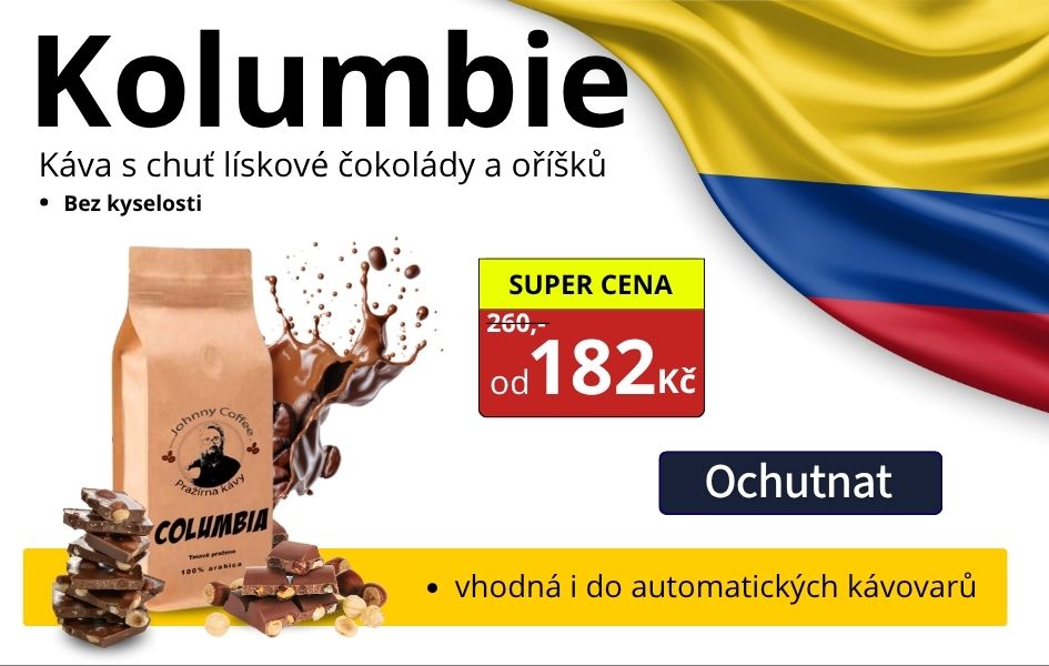 Káava Kolumbie do automatického kávovaru