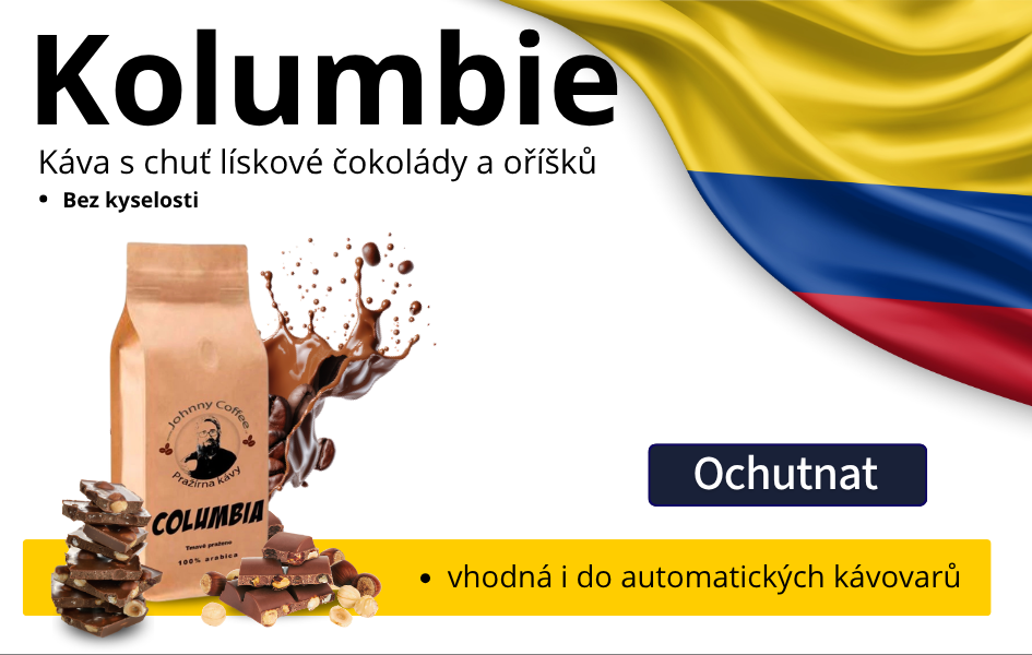 Káva z Kolumbie do kávovaru