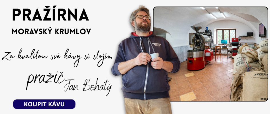 Moravská pražírna kávy - Moravský Krumlov a pražič Jan bohaty