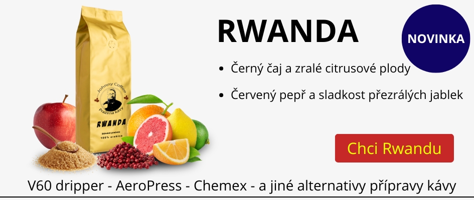 Rwanda Gitesi výběrová káva - CS 86+ Káva z Afriky u Johnny Coffee