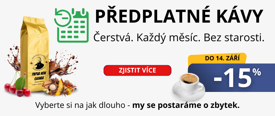 S předplatným kávy ti už káva doma nedojde. Kup si předplatné kávy a ochutnej každý měsíc novou kávu.