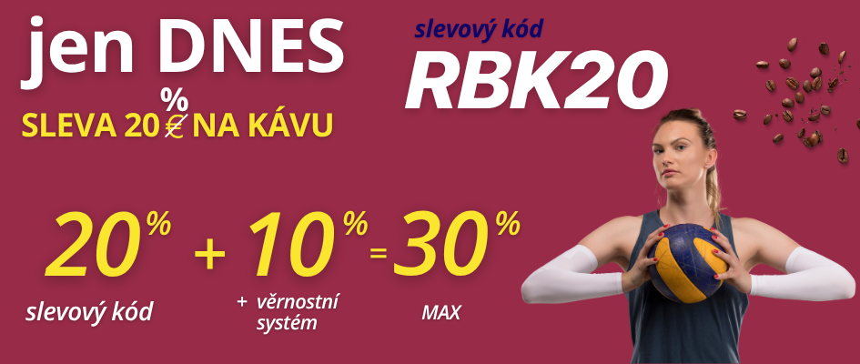 SLEVA 20 % na čerstvě praženou kávu z pražírny