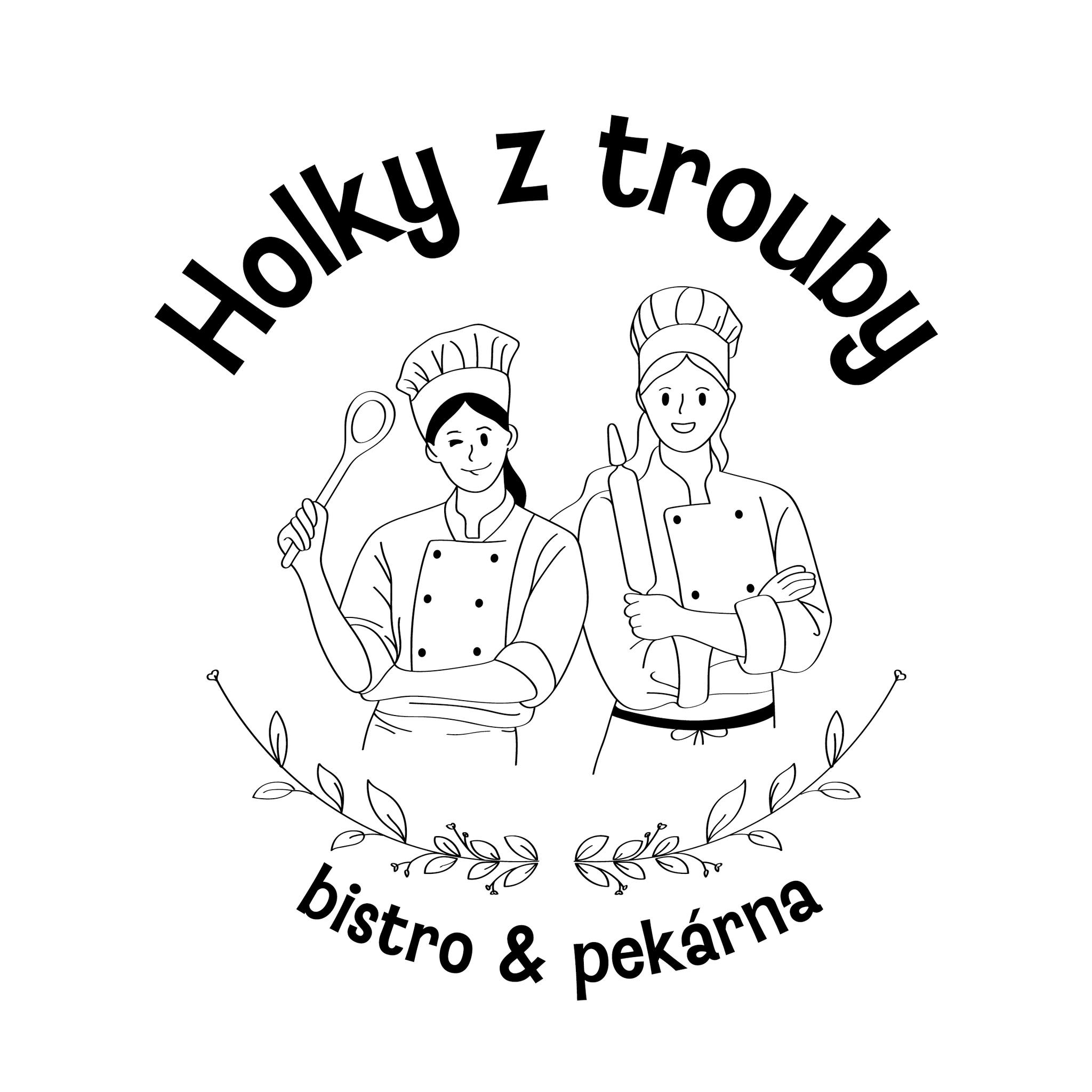 Logo kavárny Holky z trouby Znojmo