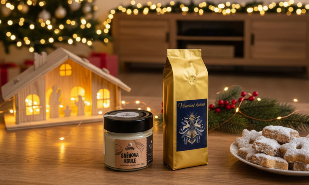 Dárkové balíčky s kávou – vánoční balení Johnny Coffee