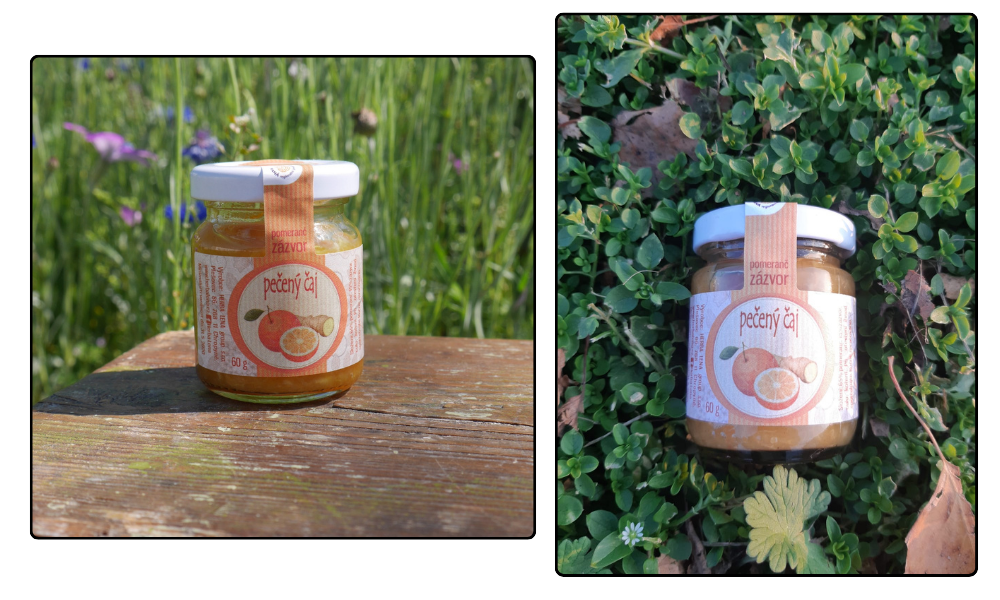 Pomeranč a zázvor pečený čaj