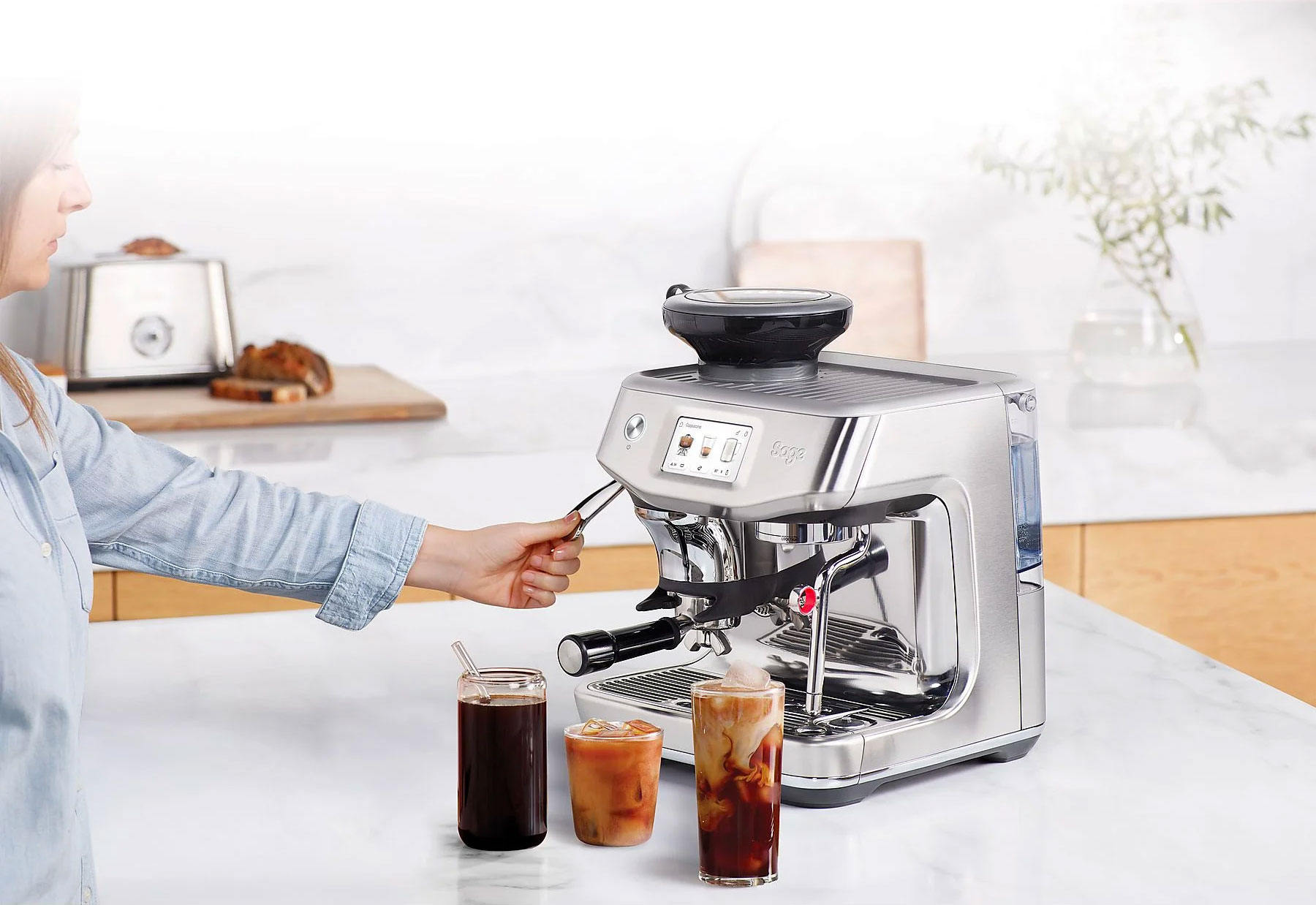 Sage SES882BSS The Barista Touch Impress