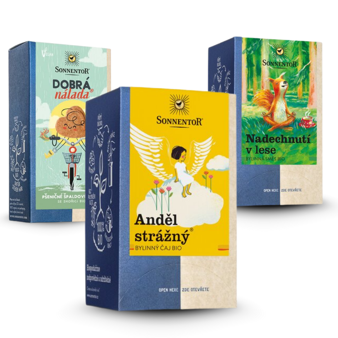 Bio čaje SONNENTOR – biodynamická farma, poctivé složení