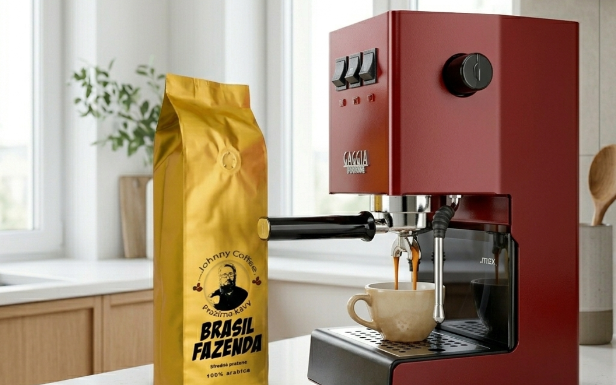 Soutěž Johnny Coffee – vyhraj pákový kávovar Gaggia Classic E24 k čerstvě pražené kávě