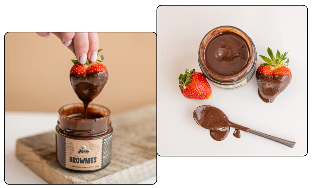 Brownies – ořechové máslo s čokoládovou chutí a křupavými kousky