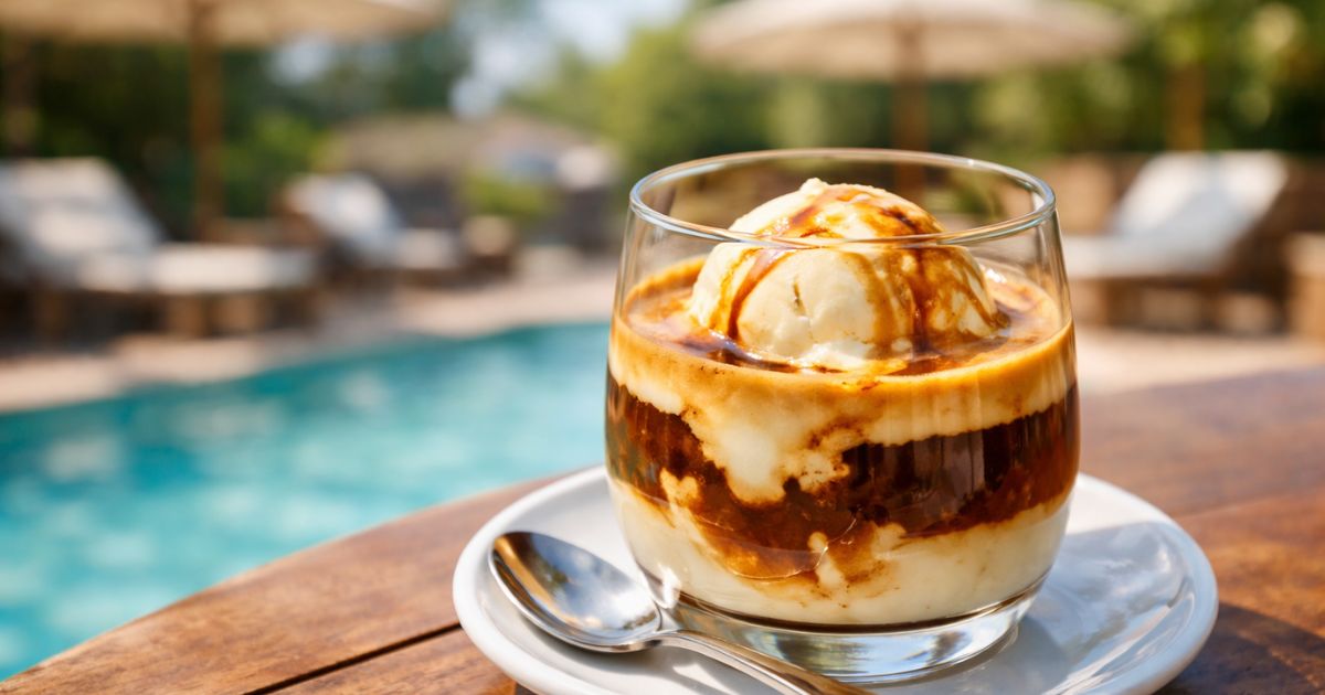 Affogato – horké espresso přelité přes vanilkovou zmrzlinu, letní osvěžení, recept Johnny Coffee