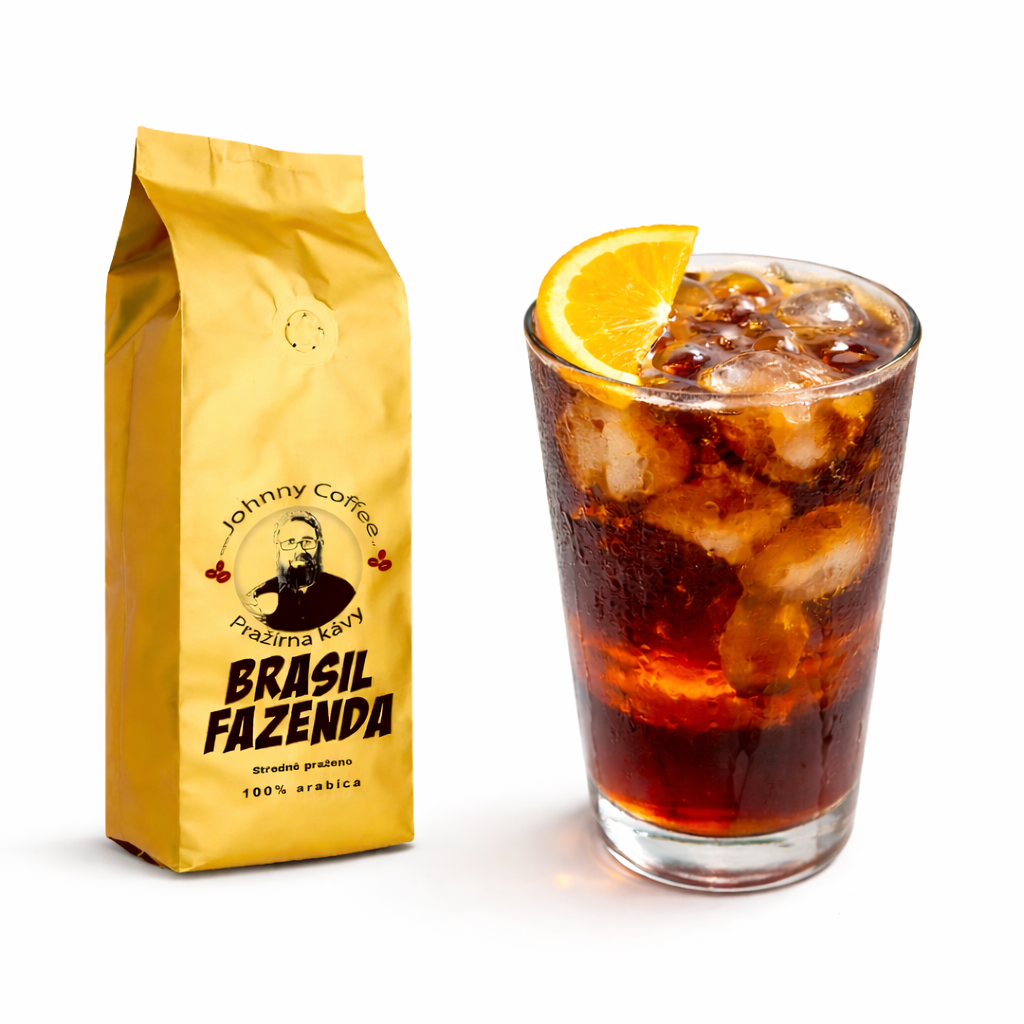 Brasil Fazenda — tmavě pražená káva od Johnny Coffee, ideální na coffee colu