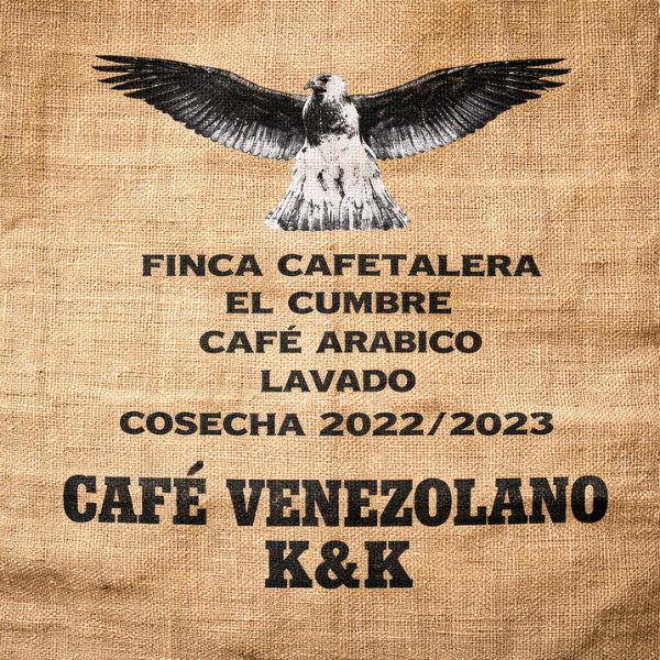 Jutový pytel od kávy z pražírny Johnny Coffee — originální kus s potiskem z kávové farmy